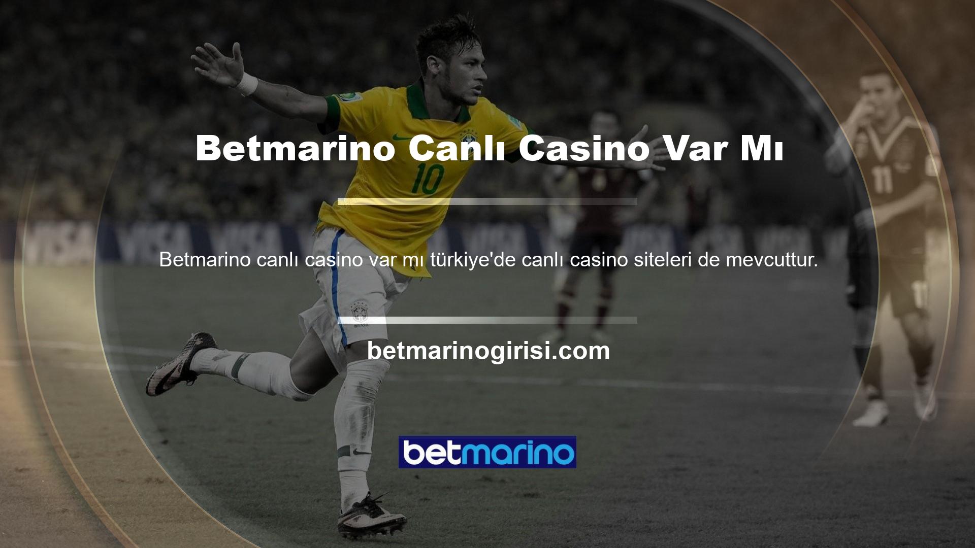 Betmarino canlı casino oyunlarının yüksek kaliteli casino bahisleri oynamanıza olanak sağladığı tanımlanmaktadır